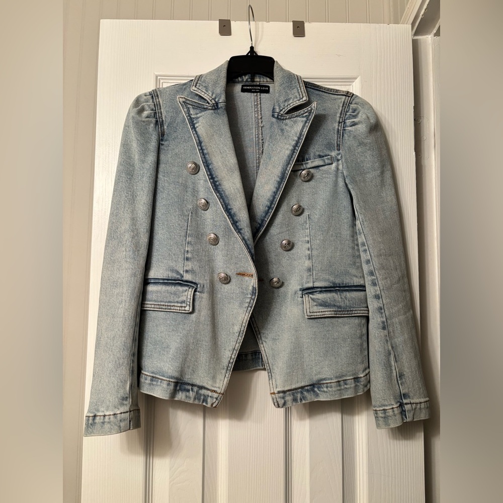 Generation Love Sutton denim jacket small